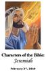 Characters of the Bible: Jeremiah