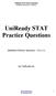 UniReady STAT Practice Questions