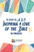 as easy as A, B, C: Inspiring a love of the Bible in children
