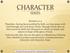 CHARACTER SERIES. This document was sourced from <