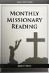 Monthly Missionary Reading