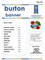 burton banner What s Inside Burton Manor Administrator s Message p. 2 Residents Council News p. 2 Pastoral Message p. 2 Movember p.