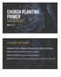 SESSION ONE: A Biblical Rationale for Church Planting