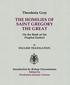 THE HOMILIES OF SAINT GREGORY THE GREAT