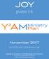 JOY. Ministry Plan. grades 3-6. November Ministry. Part of the Ministry Year