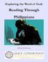 Exploring the Word of God: Reading Through Philippians