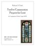 Twelve Communion Propers for Lent