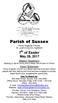 Parish of Sussex. Trinity Anglican Church St. John s Church, Highfield. 7 th of Easter May 28, 2017