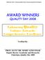 AWARD WINNERS QUALITY DAY 2008