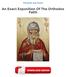 An Exact Exposition Of The Orthodox Faith PDF