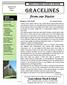 Gracelines. From our Pastor GRACE LUTHERAN CHURCH & SCHOOL INSIDE GRACELINES. Liturgy as a Life Coach