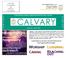CALVARY. Calvary Lutheran Church. Look inside to see how we have lived out of God s generosity through: