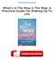 What's In The Way Is The Way: A Practical Guide For Waking Up To Life Download Free (EPUB, PDF)