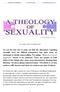 A THEOLOGY OF SEXUALITY ` Dr Andrew Corbett   by Dr Andrew Corbett, 17th September 2012