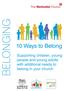 BELONGING. Supporting children, young people and young adults with additional needs to belong in your church