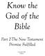 Know the God of the Bible