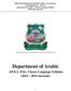 Department of Arabic