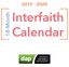 Month. Interfaith Calendar