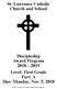 St. Lawrence Catholic Church and School Discipleship Award Program Level: First Grade Part: A Due: Monday, Nov. 5, 2018