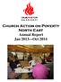 Church Action on Poverty North East Annual Report Jan 2013 Oct 2014
