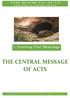 THE CENTRAL MESSAGE OF ACTS