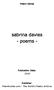 sabrina davies - poems -