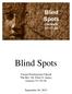 Blind Spots. Vienna Presbyterian Church The Rev. Dr. Peter G. James Genesis 37:17b-36