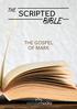 THE SCRIPTED BIBLE THE GOSPEL OF MARK