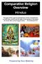 Comparative Religion Overview Hindus