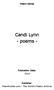 Candi Lynn - poems -