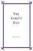 THE LORD S DAY PHILIP SCHAFF