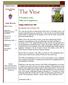 The Vine. E-Newsletter of the Office for Evangelization. Happy Anniversary OFE. An important event occurred in 2005.