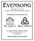 EVENSONG ST. LUKE S HOLY TRINITY FEBRUARY 24, :00PM AT ST. LUKE S EPISCOPAL CHURCH ST. LUKE S & HOLY TRINITY OFFICES
