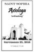 Saint Sophia. Axiologa. worth mentioning SEPTEMBER 25, st Sunday of St. Luke