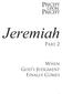 Jeremiah PART 2 WHEN GOD S JUDGMENT FINALLY COMES