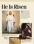 He Is Risen. After His Resurrection, the Lord