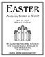 EASTER ALLELUIA, CHRIST IS RISEN! ST. LUKE S EPISCOPAL CHURCH APRIL 21, :00 AM & 10:00 AM 73 S. FULLERTON AVENUE, MONTCLAIR, NJ