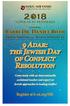 9 Adar: the Jewish Day of Conflict Resolution
