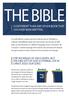 THE BIBLE IS DIFFERENT THAN ANY OTHER BOOK THAT HAS EVER BEEN WRITTEN.