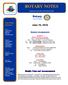 Rotary. Club of Warren. June 15, Member Assignments
