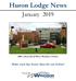 Huron Lodge News. January Make each day better than the one before! 1881 Cabana Road West, Windsor, Ontario
