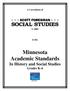 A Correlation of. to the. Minnesota Academic Standards In History and Social Studies Grades K-6 G/SS-36