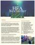HFA. Newsletter. Church Events. Classroom Makeovers