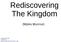 Rediscovering The Kingdom